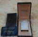 Large ST Dupoint silver plated Ligne 1 lighter i original box. Good condition