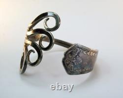 Large Sculptural Artisan Serving Fork Bracelet Studio Piece Heavy 80.8g France