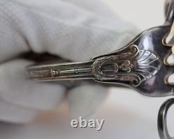 Large Sculptural Artisan Serving Fork Bracelet Studio Piece Heavy 80.8g France