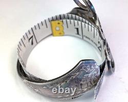 Large Sculptural Artisan Serving Fork Bracelet Studio Piece Heavy 80.8g France