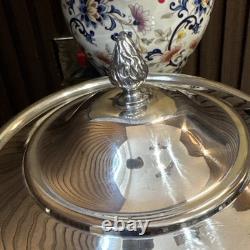 Large Silver Plated Lidded Tureen EPNS B M MOUNT