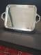 Large Silver Plated Tray 58X37 Cm