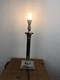 Large Victorian Silver Plate Corinthian Column Table Lamp English GS, Garrard