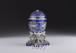 Large egg &horse LIMITED EDITION trinket box by Keren Kopal & Austrian crystals
