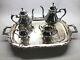 Leonard 5pc Silverplate Tea Set With Original Packaging