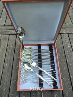 Liberty Silver Plated Cutlery Set 12 Forks 12 Dessert Spoons