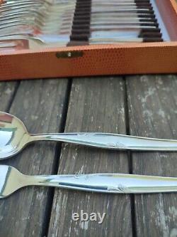 Liberty Silver Plated Cutlery Set 12 Forks 12 Dessert Spoons