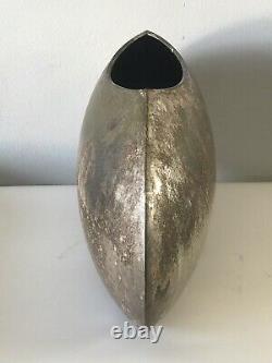 Lino Sabattini Silver Sculpture Vase -signed- Italian Modern Art Nouveau Vintage