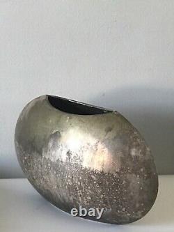 Lino Sabattini Silver Sculpture Vase -signed- Italian Modern Art Nouveau Vintage