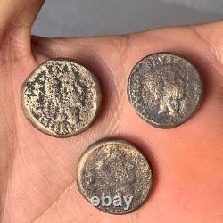 Lot 3x Ides of March, Brutus, Eid Mar Hand-struck Imperatorial Denarius 43-42 BC