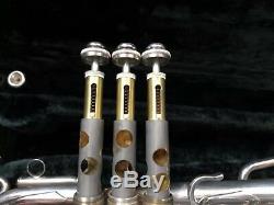 MARCH $ALE 1OWNER YAMAHA Eb/D TRUMPET YTR9620 & Original double Case &Mouthpiece