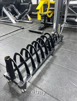 MATRIX FITNESS OLYMPIC WEIGHT PLATE STORAGE TOASTER RACK 50mm 2 inch WEIGHTS