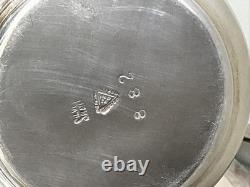MCM Silver Plated With Mexican Origin Markings Tea Set Of 3