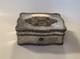 MERIDEN Silver Plate Victorian Jewelry Trinket Box 8 Original Lining Antique