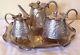 MID 20th CENT. MODERNISM DESIGNER TEA SET, silver plate by Robert Brearly