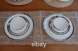 MID Century Modern Mikasa China Porcelain Ceramic Solitude Dinning Set MCM White