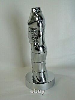 MIGUEL BERROCAL Mini Cariatide Nickel Plated Puzzle Sculpture 1968 69