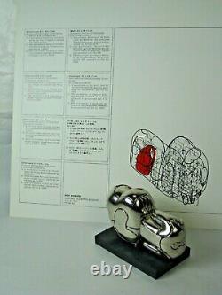 MIGUEL BERROCAL Mini Zoraida Nickle Plated Puzzle Sculpture withBox & Book