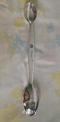 MMA Tasting stirring spoon Brass SilverPlating Vintage