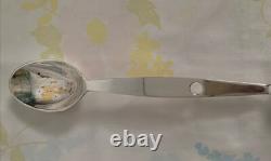 MMA Tasting stirring spoon Brass SilverPlating Vintage