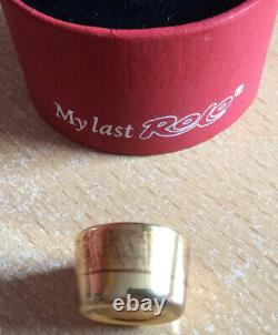 MY LAST ROLO BOXED BY C. W. SELLORS (GOLD & SILVERSMITHS) Ltd. SILVER, GOLD PLATED