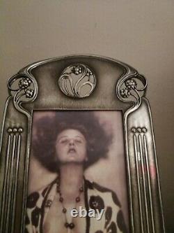 Magnificent Huge Very Rare, Wmf Art Nouveau, Secessionistpromenade Photo Frame