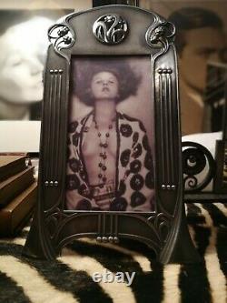 Magnificent Huge Very Rare, Wmf Art Nouveau, Secessionistpromenade Photo Frame