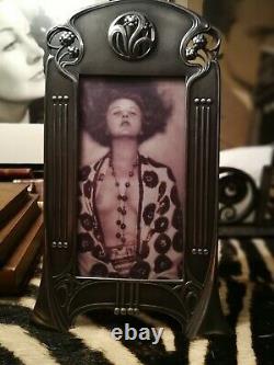 Magnificent Huge Very Rare, Wmf Art Nouveau, Secessionistpromenade Photo Frame