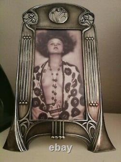 Magnificent Large, Rare Wmf Art Nouveau, Secessionist Photo Frame Promenade