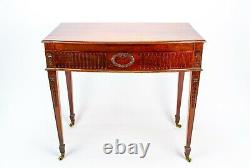 Mahogany Cutlery Canteen Side Table Viners c1930 Silver Plated Vintage