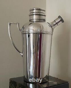 Mappin & Webb Art Deco Silver Plated Cocktail Shaker Excellent condition