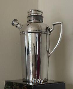 Mappin & Webb Art Deco Silver Plated Cocktail Shaker Excellent condition