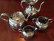 Martin Hall Silver Cape Greek Neoclassical Tea Service Set Coffee English George