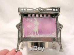 Mary Gregory 19th C. Super Rare Enameled Glass Miniature Stove/burner B. Offer