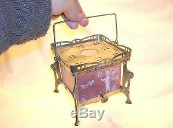 Mary Gregory 19th C. Super Rare Enameled Glass Miniature Stove/burner B. Offer