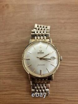 Mens Omega Seamaster 1961 34mm With Original Gold Plated Bracelet/Calibre 562