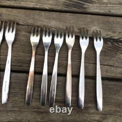 MidCentury Viners Corinth EPNS A1 Silver Plated 56 Piece Cutlery Set For 6