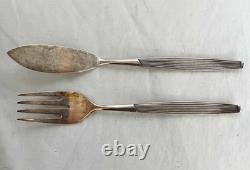 Mid Century Silver Plated Canteen of Cutlery 65 Pc Cutlery Set Solingen German