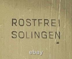 Mid Century Silver Plated Canteen of Cutlery 65 Pc Cutlery Set Solingen German