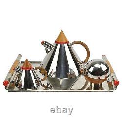 Midcentury Laslo Towle Futura Tea Set Italy