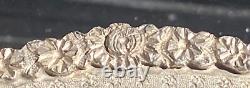 Middle East Persian Profusely Hand Engraved Solid Silver 875- VARTAN & SARAEIAN