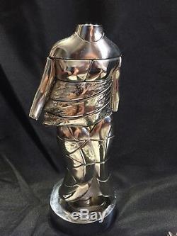 Miguel Berrocal, Mini-Cariatide, Nickel Plated 26 Element Puzzle Sculpture in B