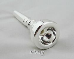 Mt Vernon NY 1 Original 60s Vincent Bach Silver Professional Trumpet Mouthpiece