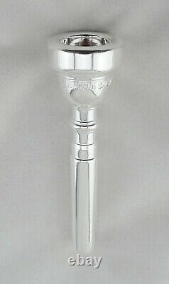 Mt Vernon NY 1 Original 60s Vincent Bach Silver Professional Trumpet Mouthpiece