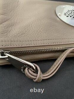 Mulberry Daria Clutch Taupe Pebble Leather Ladies Bag