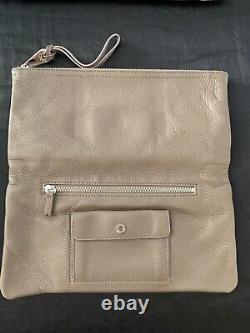 Mulberry Daria Clutch Taupe Pebble Leather Ladies Bag