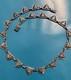 Must Look Signed PSCO Art Deco Rhodium Plated Short Vintage Necklace Rare