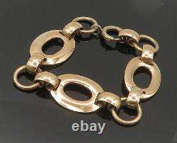 NAPIER 925 Sterling Silver Vintage Rare Gold Plated Chain Bracelet BT7107