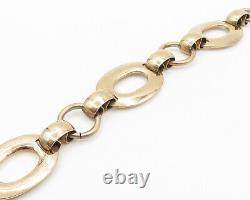 NAPIER 925 Sterling Silver Vintage Rare Gold Plated Chain Bracelet BT7107