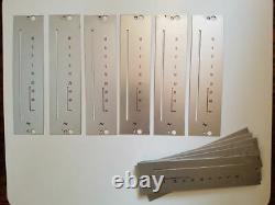 NEVE Silver Fader Plate Vintage Original lot of 14 Parts Accessories